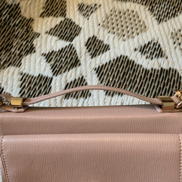 Madison West Pink Crossbody Cellphone Bag with Gold Hardware - Picture 3 of 9